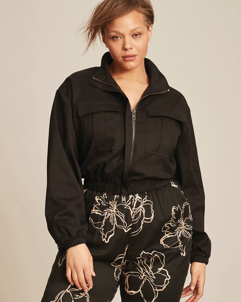 Plus size model wearing Ulla Jacket by 11 Honoré Collection | Dia&Co | dia_product_style_image_id:200117